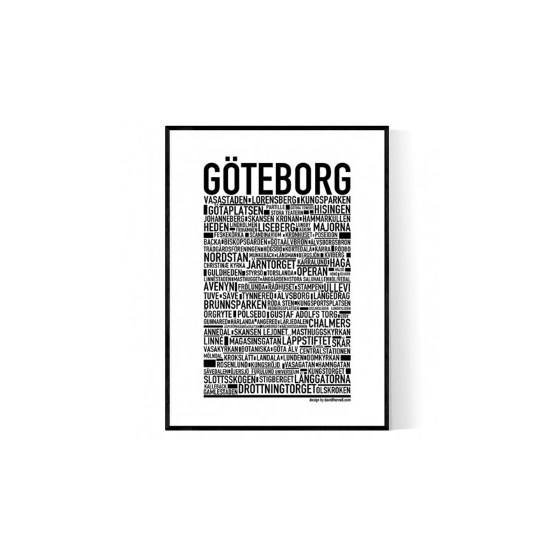 Göteborg XL Poster