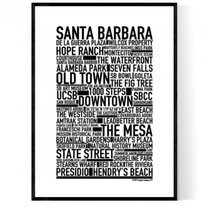 Santa Barbara Poster