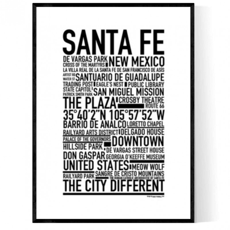 Santa Fe Poster