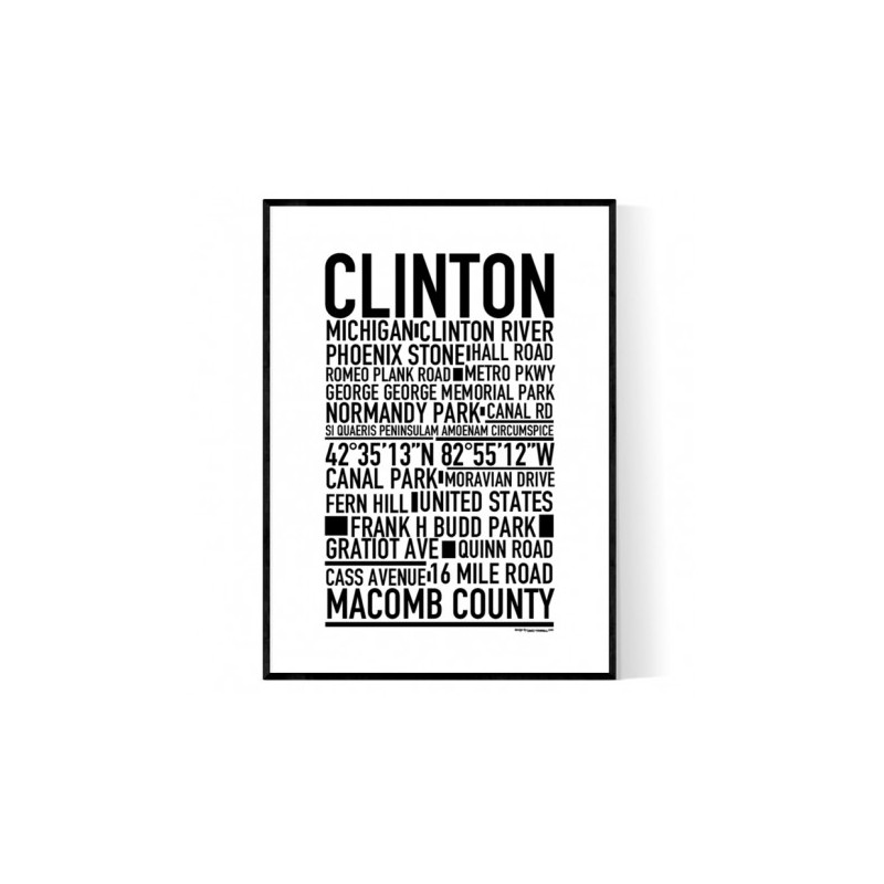 Clinton MI Poster