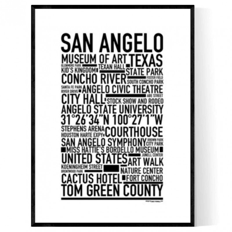San Angelo Poster