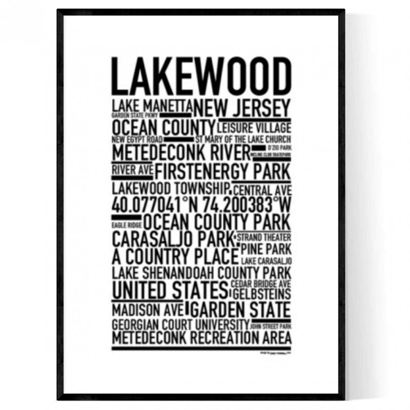 Lakewood NJ Poster