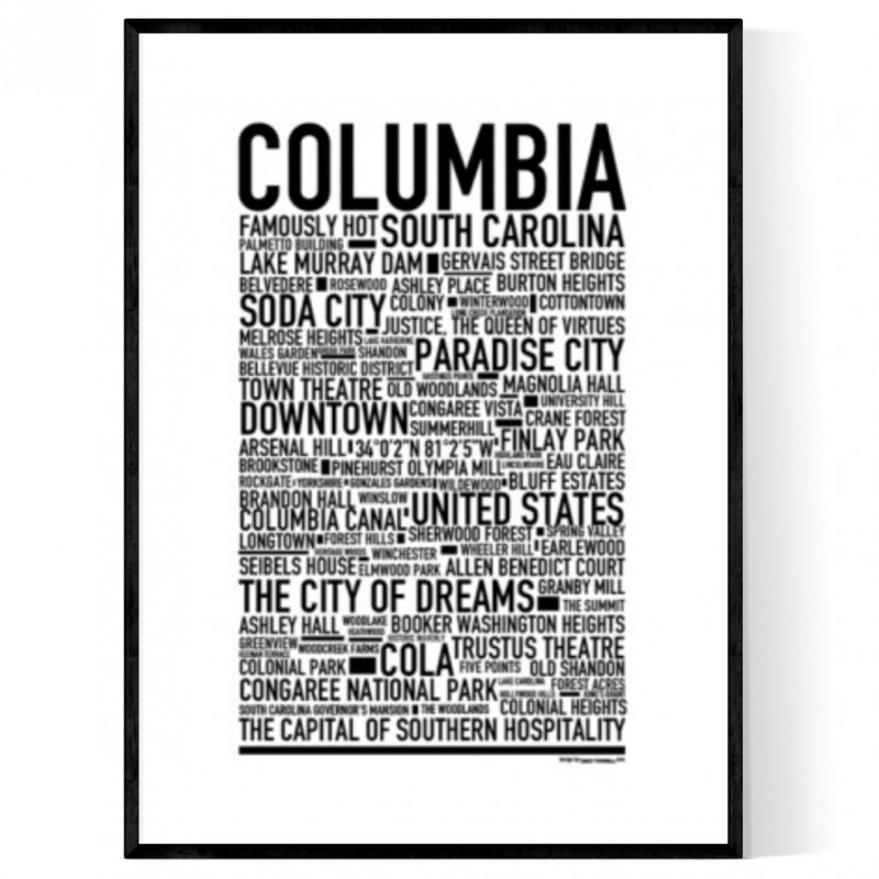 Columbia SC Poster
