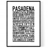 Pasadena CA Poster