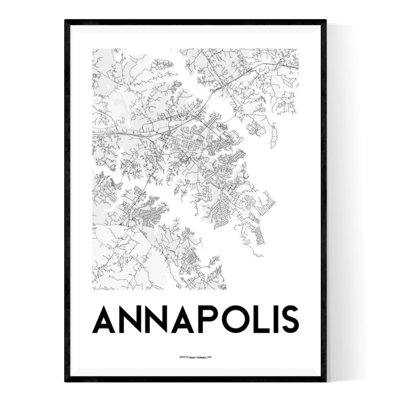Annapolis Map Poster