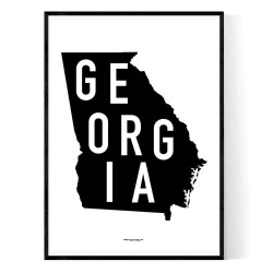 State Of Georgia Poster