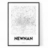 Newnan Map Poster