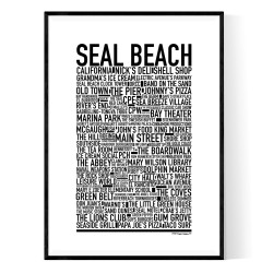 Seal Beach CA Poster