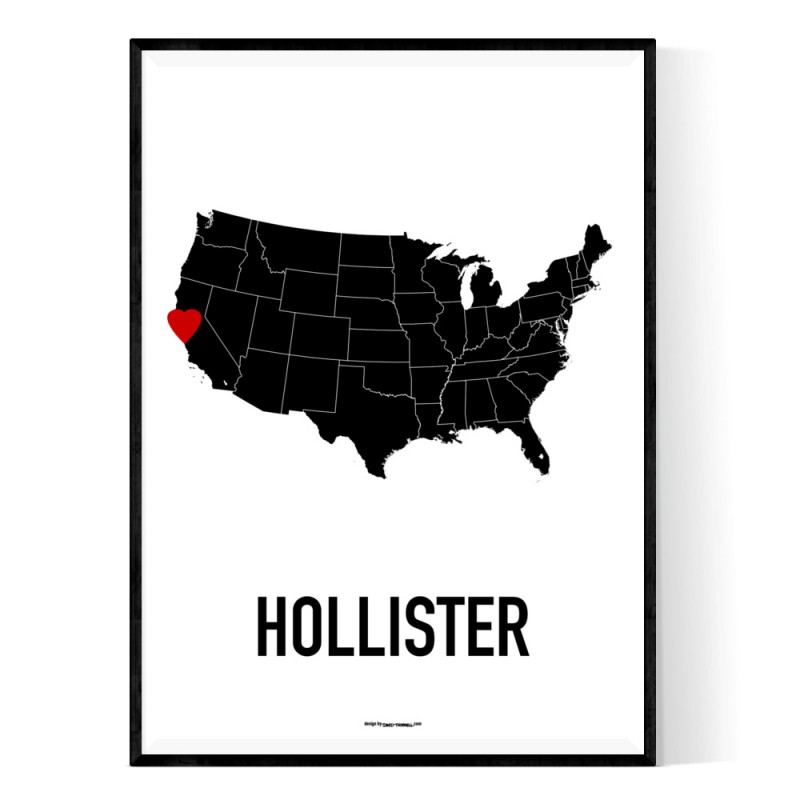Hollister Heart Poster