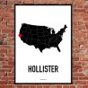 Hollister Heart Poster