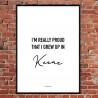 Grew Up In Keene Poster