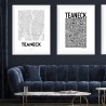 Teaneck Map Poster