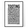 Tooting London Poster