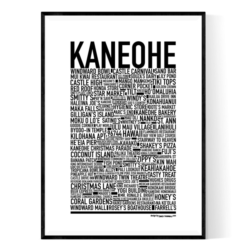Kaneohe HI Poster