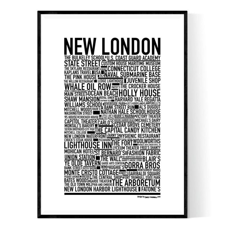 New London CT Poster
