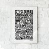 Toy Fox Terrier Dog Poster