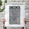 Oneonta NY Poster