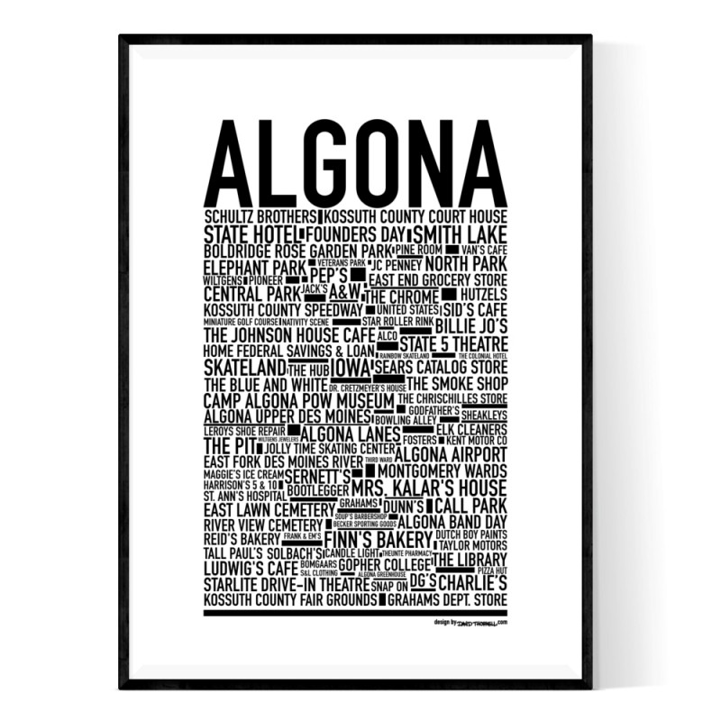 Algona IA Poster