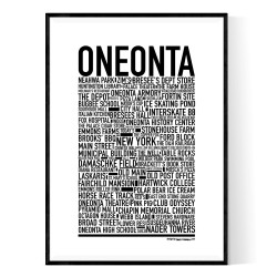 Oneonta NY Poster