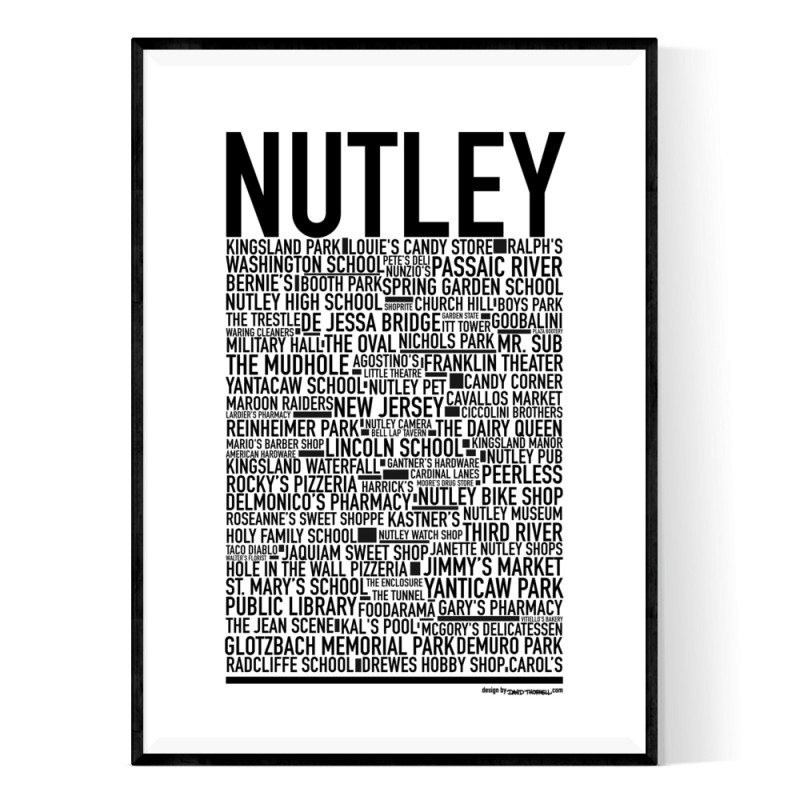 Nutley New Jersey Poster