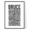 Bruce Poster
