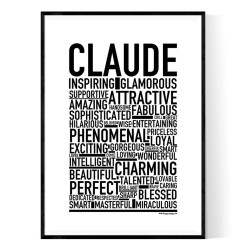 Claude Poster