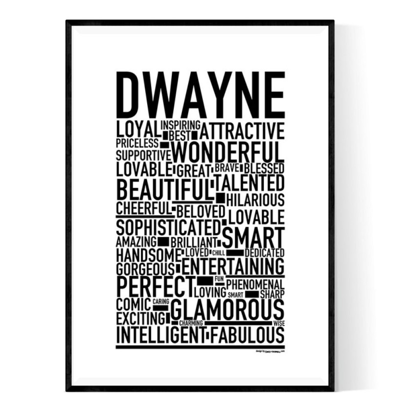 Dwayne Poster
