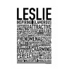 Leslie Poster