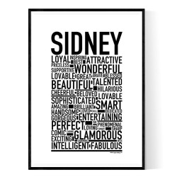 Sidney Poster