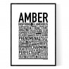 Amber Poster