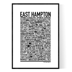 East Hampton NY Poster