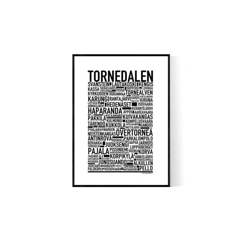 Tornedalen Sweden Poster