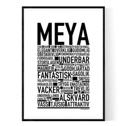 Meya Namn Poster