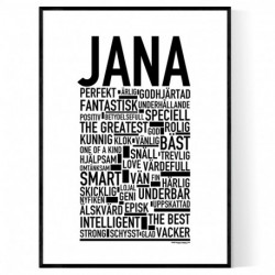 Jana Namn Poster