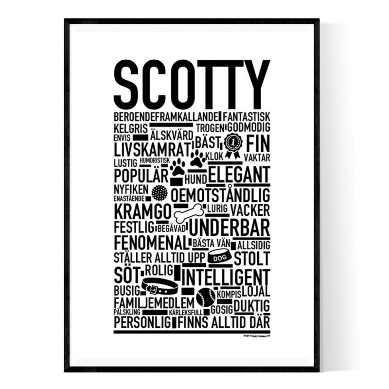 Scotty Hund Poster
