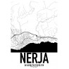 Nerja Map Poster