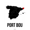 Port Bou Heart Poster