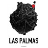 Las Palmas Heart Poster