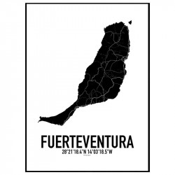 Fuerteventura Map Poster