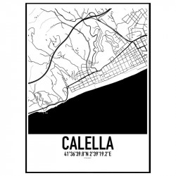 Calella Map Poster