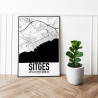 Sitges Map Poster