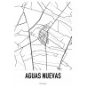 Aguas NuevasMap Poster