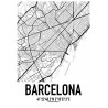 Barcelona Map Poster
