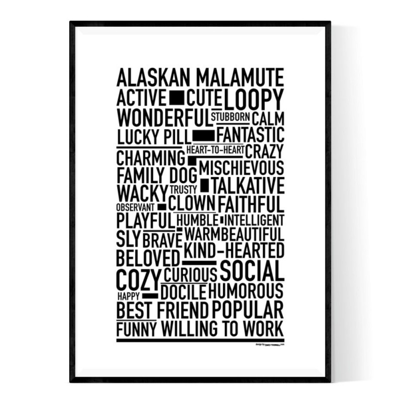 Alaskan Malamute Poster