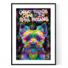 Yorkshire Terrier Popart Color Poster