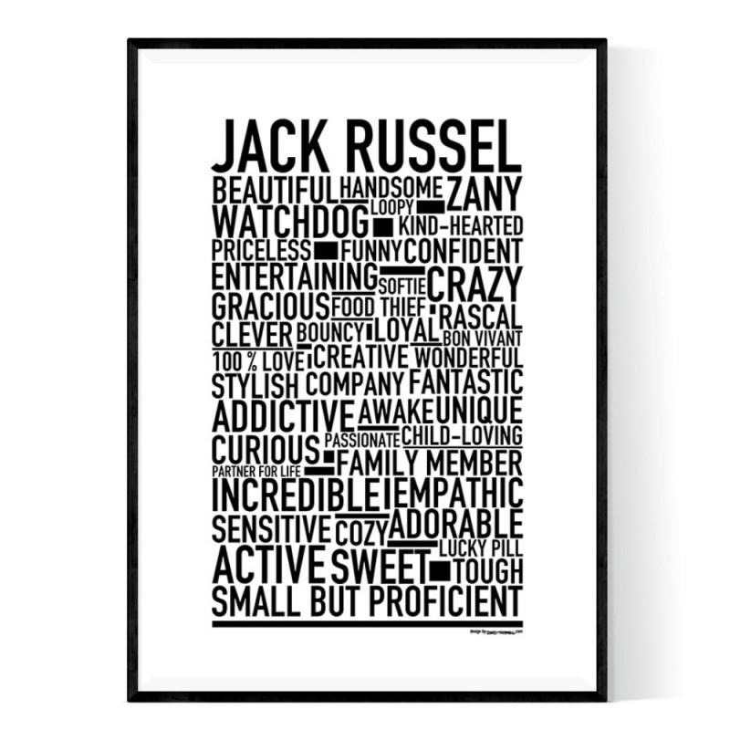 Jack Russel Terrier Poster