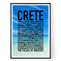 Crete Colors Poster