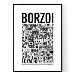 Borzoi Poster
