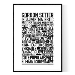 Gordon Setter Poster