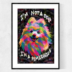 Pomeranian Popart Poster